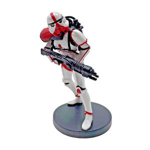 Disney Store Star Wars Mandalorian Incinerator Storm Trooper PVC Cake Topper EUC